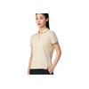 Li Ning Fitness Series Solid Color Breathable Comfortable Sports Polo Shirt Women Tops Light-Milk-Brown APLT084-4