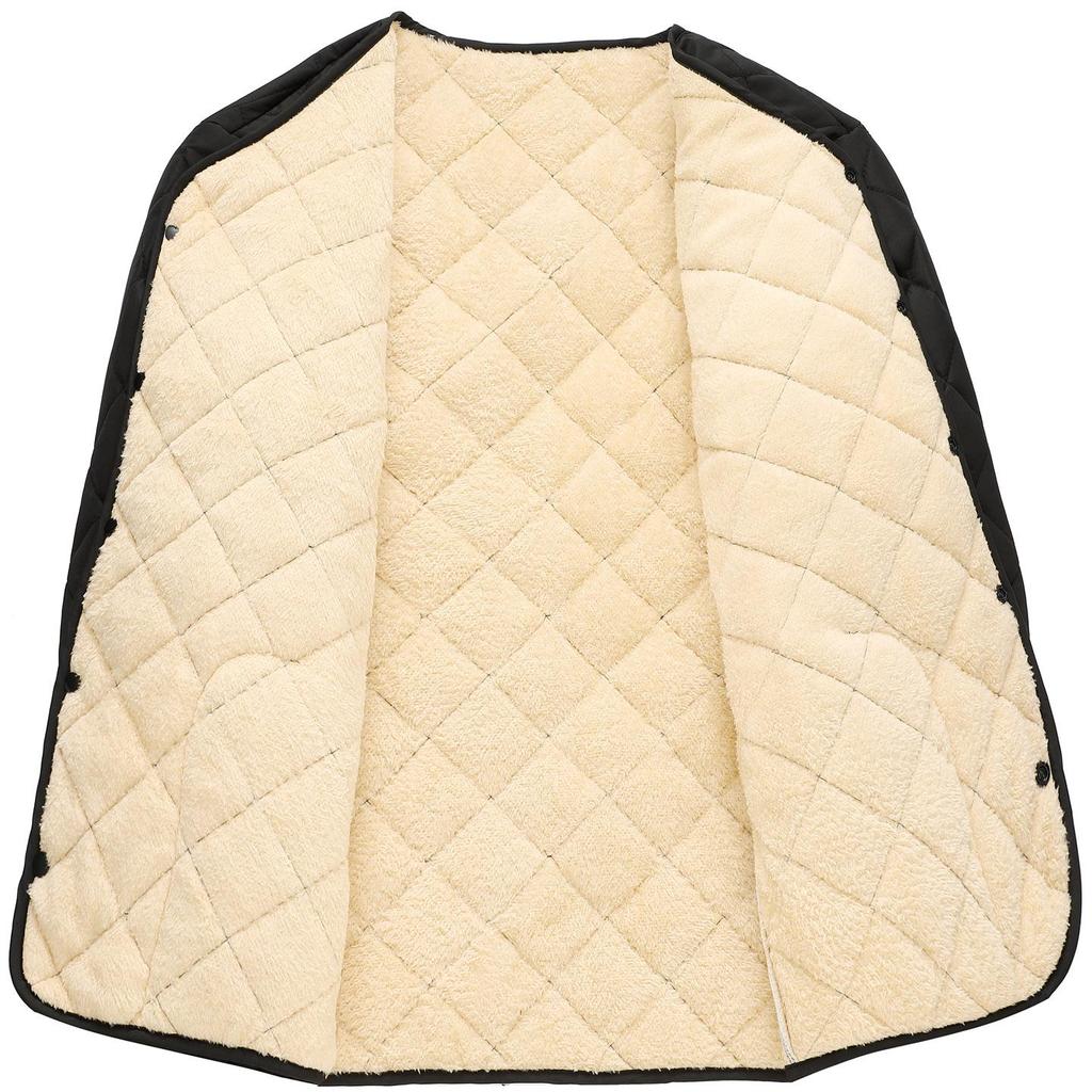Men’s Cotton-Padded Winter Jacket for Middle-Aged and Elderly: Thick, Warm, Velvet-Lined for Dad and Grandpa
