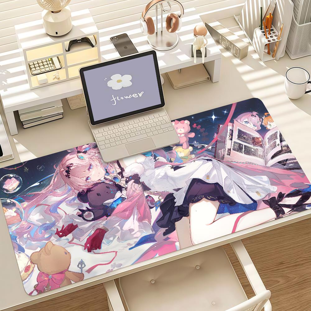 Game Wuthering Waves Denia Mouse Pad Anti Slip Rubber Edge Locked Thickened Laptop Gaming Desk Mat