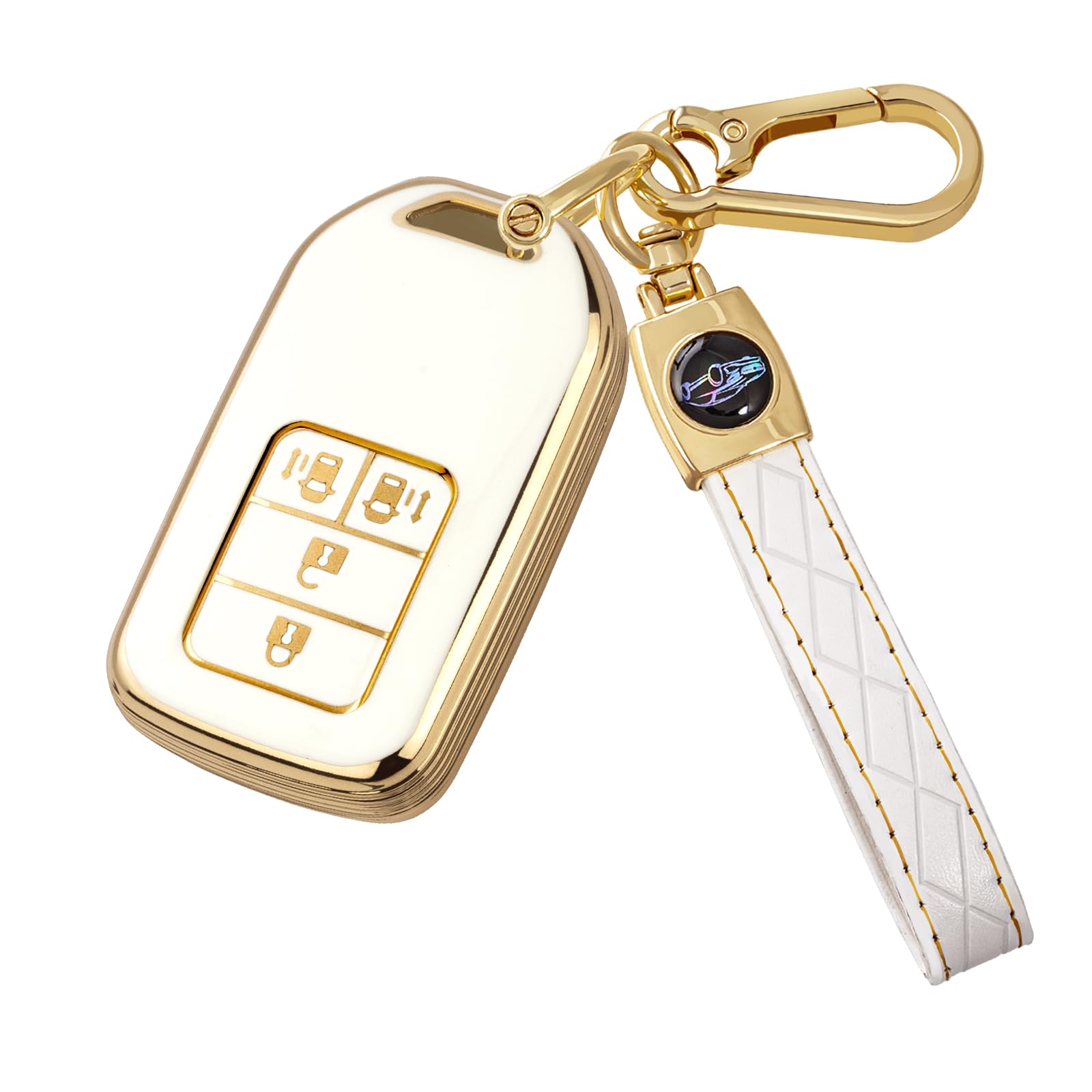 

[Unhoke] Кожаный чехол для ключей, серия RU, New Freed, чехол для смарт-ключа, New Fit, Shuttle, золотой