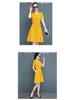 2024 Women's Summer Slimming Dress - Stylish, Belly-Concealing with Skirt Collar