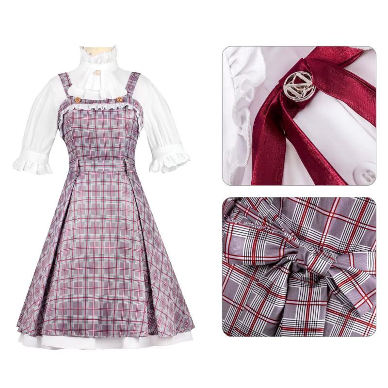 Manakashi Honjo Kanzaki Manami Cosplay Costume Dress Halloween Party Performance