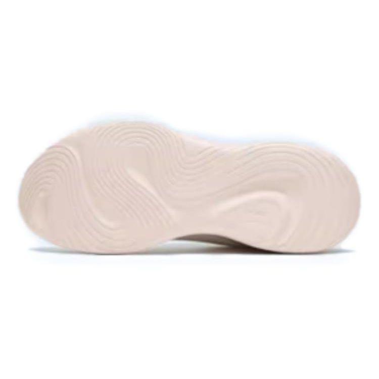 Anta Lingyun Comfortable Versatile Shock Absorbing Breathable Low Top Running Shoes Women sneaker White Pink 922245526-2