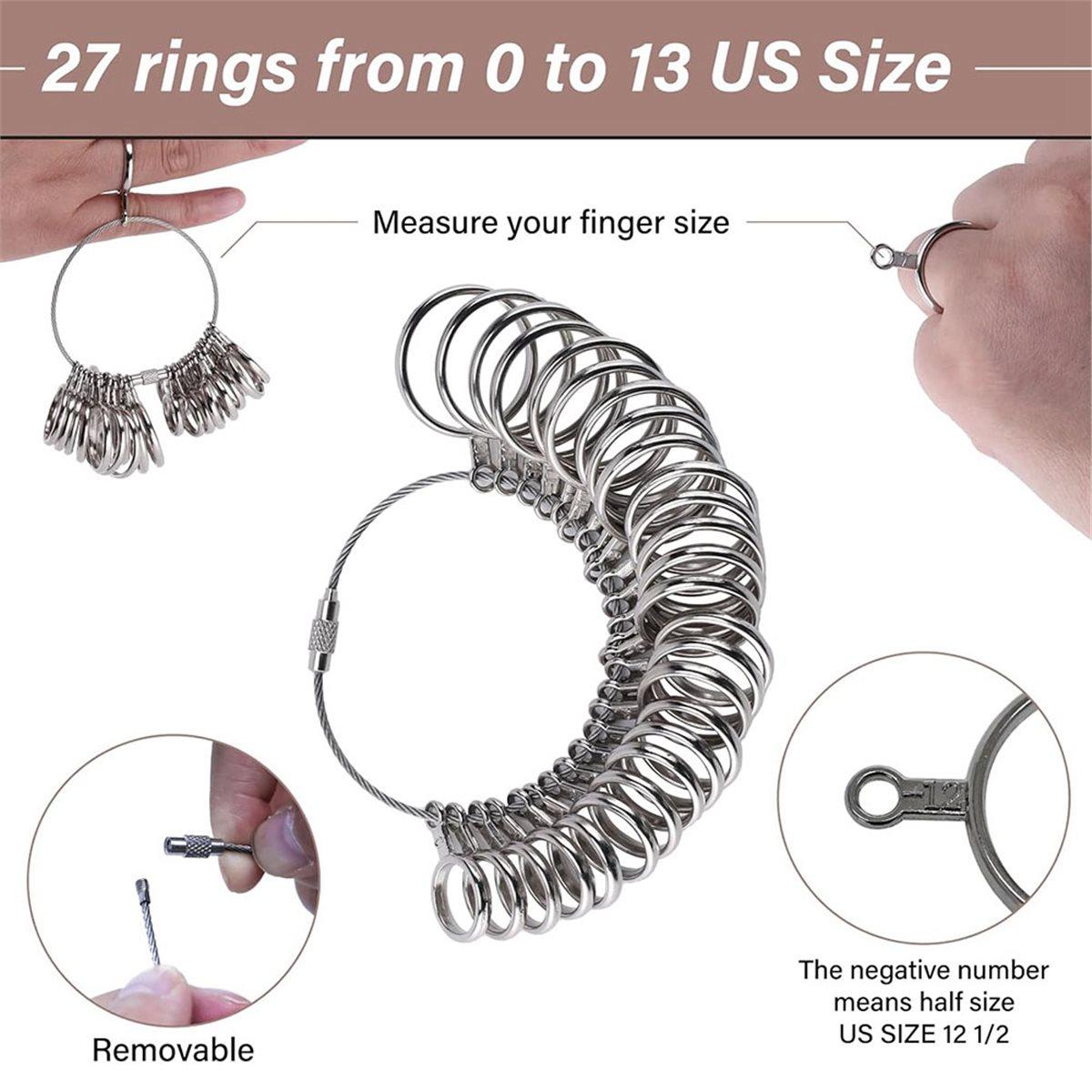

Ring Sizer Measuring Tool,Steel Ring Mandrel for Ring Making,Ring Sizer Mandrel,Ring Size Measuring Tool Set China Mainland
