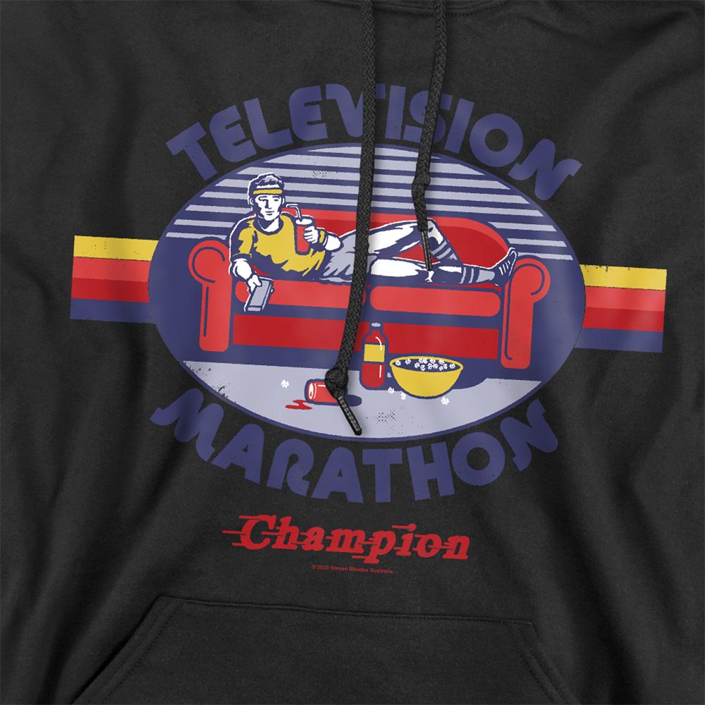 Steven Rhodes Unisex Adult Television Marathon Champion Hoodie