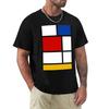 De Stijl 1 Mondrian Inspired Tshirt Holiday Party Tshirt For Unisex