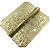 Antique Metal Cabinet Door Hinges Replacement Carved Drawer Door Hinge Decorative Fittings for Jewelry Box Easy to Use