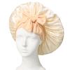 Extra Large Satin Bowknot Sleep Cap for Women's Hair Care