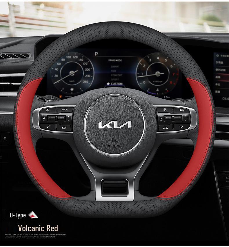 Ultra-Thin Steering Wheel Cover for Kia K5, Sportage, Setus, Forte, K3, & EV5 Models