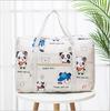 Korean Style Foldable Travel Organizer Bag - Jacquard Clothes Storage