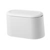 Mini Trash Can with Lid Small Desk Countertop Garbage Can Pop Up Tiny Waste Basket for Bathroom
