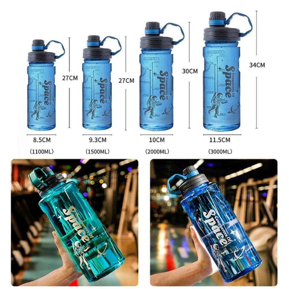 Drop Resistant Sports Water Bottle Leak Proof Large Capacity Sports Kettle  Summer