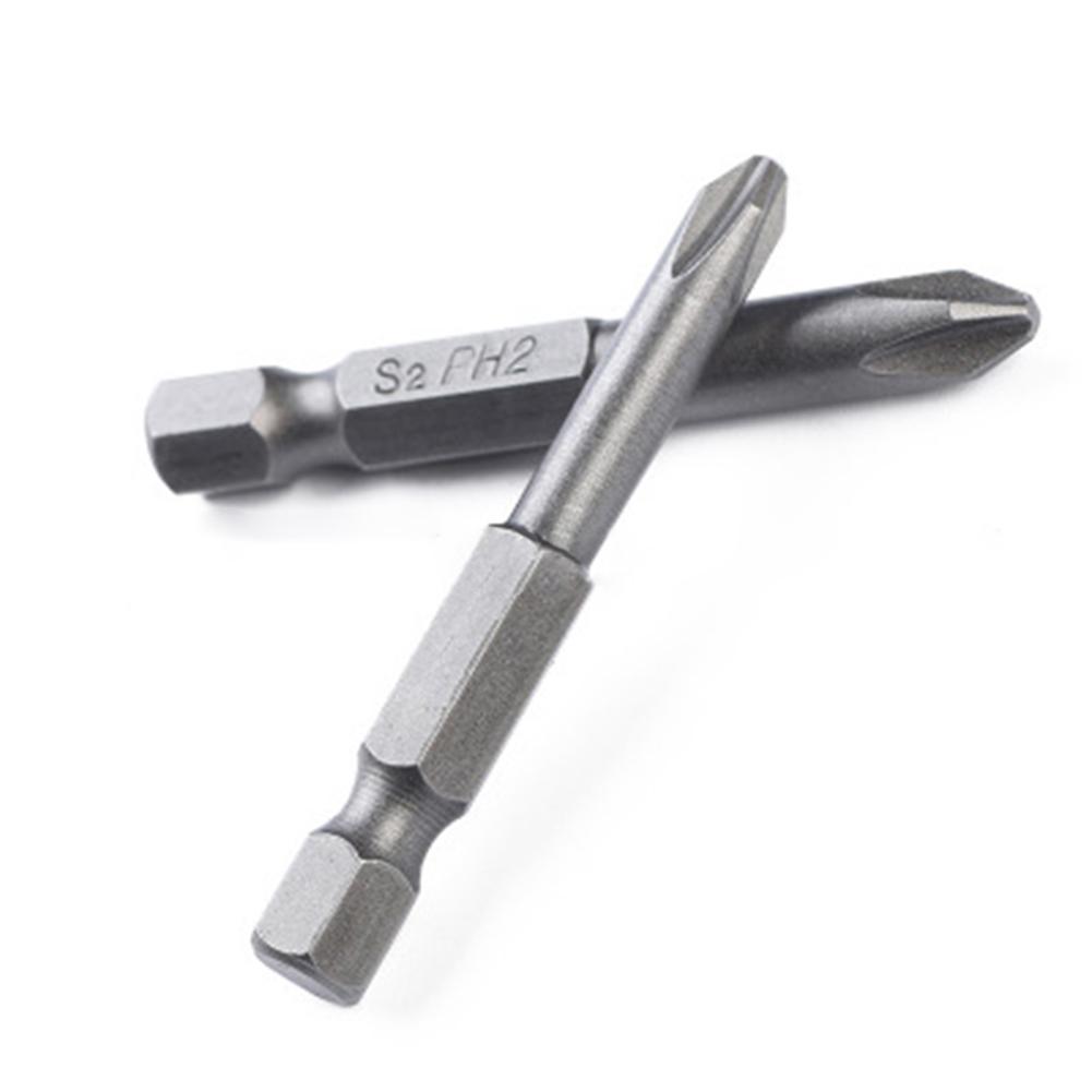 5pcs Screwdriver Bits 6.35mm Cross Screwdriver Bits Magnetic Bits