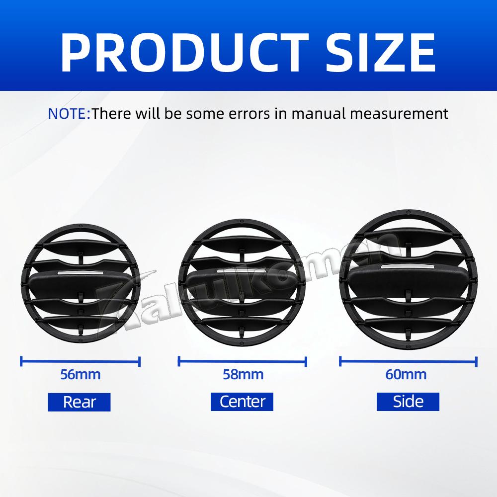 For Volkswagen Tiguan 2010-2017 Car Center Dash Vent Air Conditioner Vent Grille Deflector Car Interior Accessories