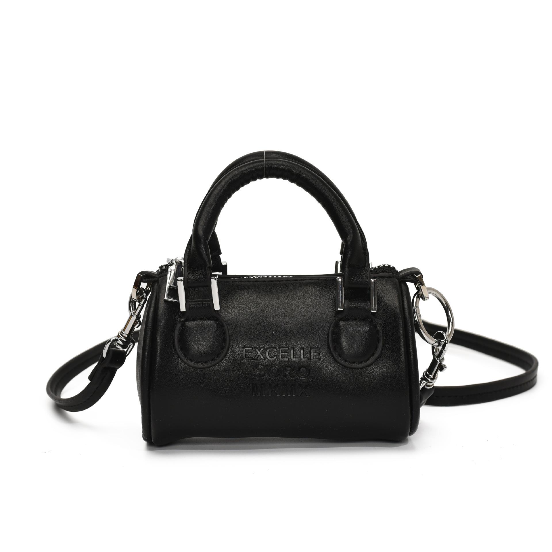 

Today s popular fashion, simple and retro small bags for women s new niche women with one shoulder oblique cross hand carrying small bags чорний