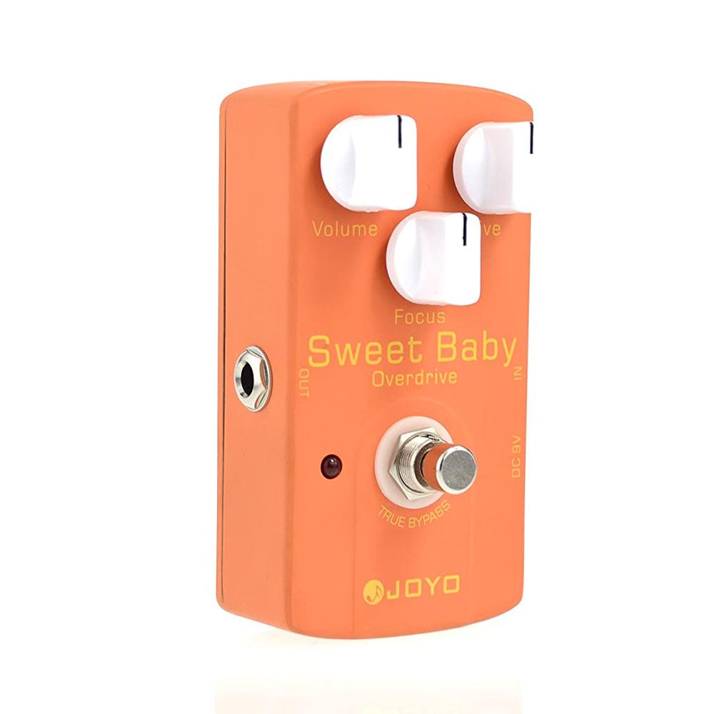 JOYO JF-36 SWEET BABY Overdrive Guitar Effect Pedal Low Gain Overdrive Pedal True Bypass with Volume/Drive/Focus Knobs