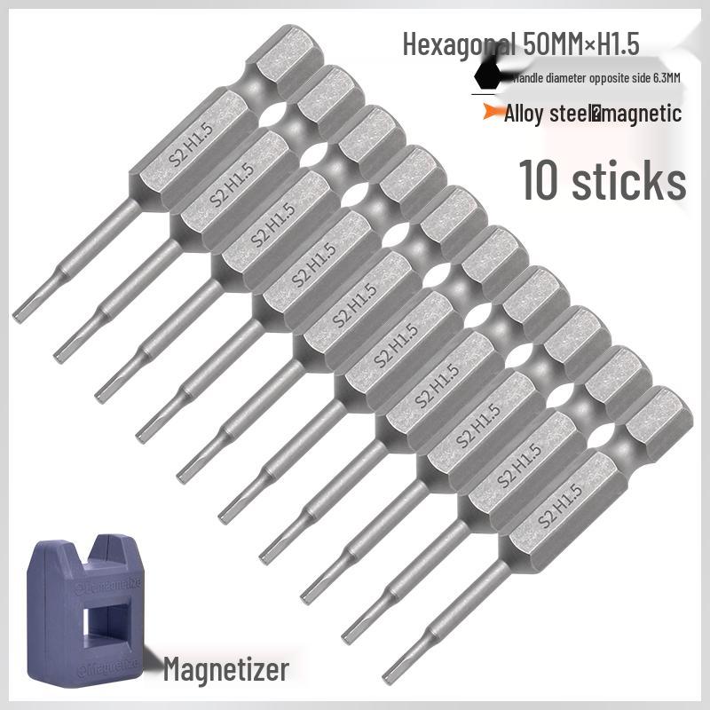 

50mm Strong Magnetic Hex Screwdriver Bit for Electric and Pneumatic Drills