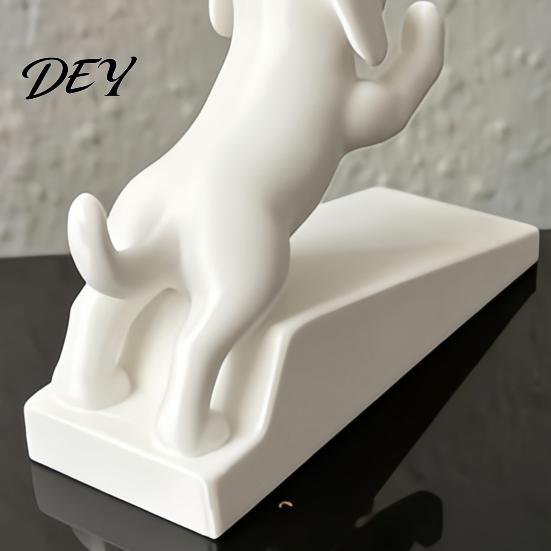 Practical Door Wedge for Wood Floors 3D Printed Cartoon Dog Stopper, Cute Animal Holder, Puppy Doorstop Non-Slip Floor Wall Protection Home
