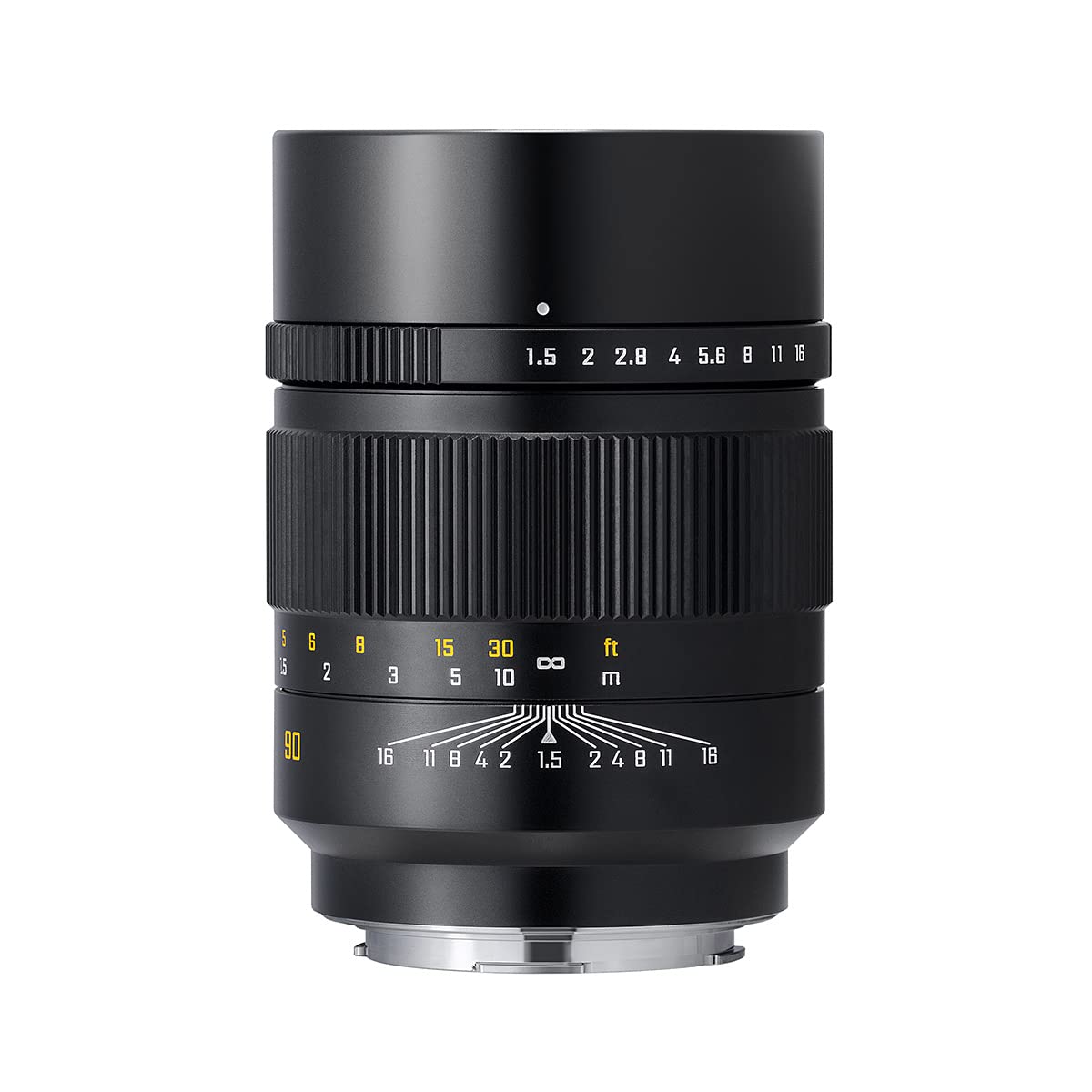 

Zhongyi Optics SPEEDMASTER 90mm Single Medium Telephoto F1.5 L-Mount (Bayonet) Lens, Focus, чорний