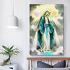 Vintage Poster Virgin Mary Oil Painting Religious Art Canvas Painting Poster Poster Decorative Painting Canvas Wall Posters And Art Picture Print
