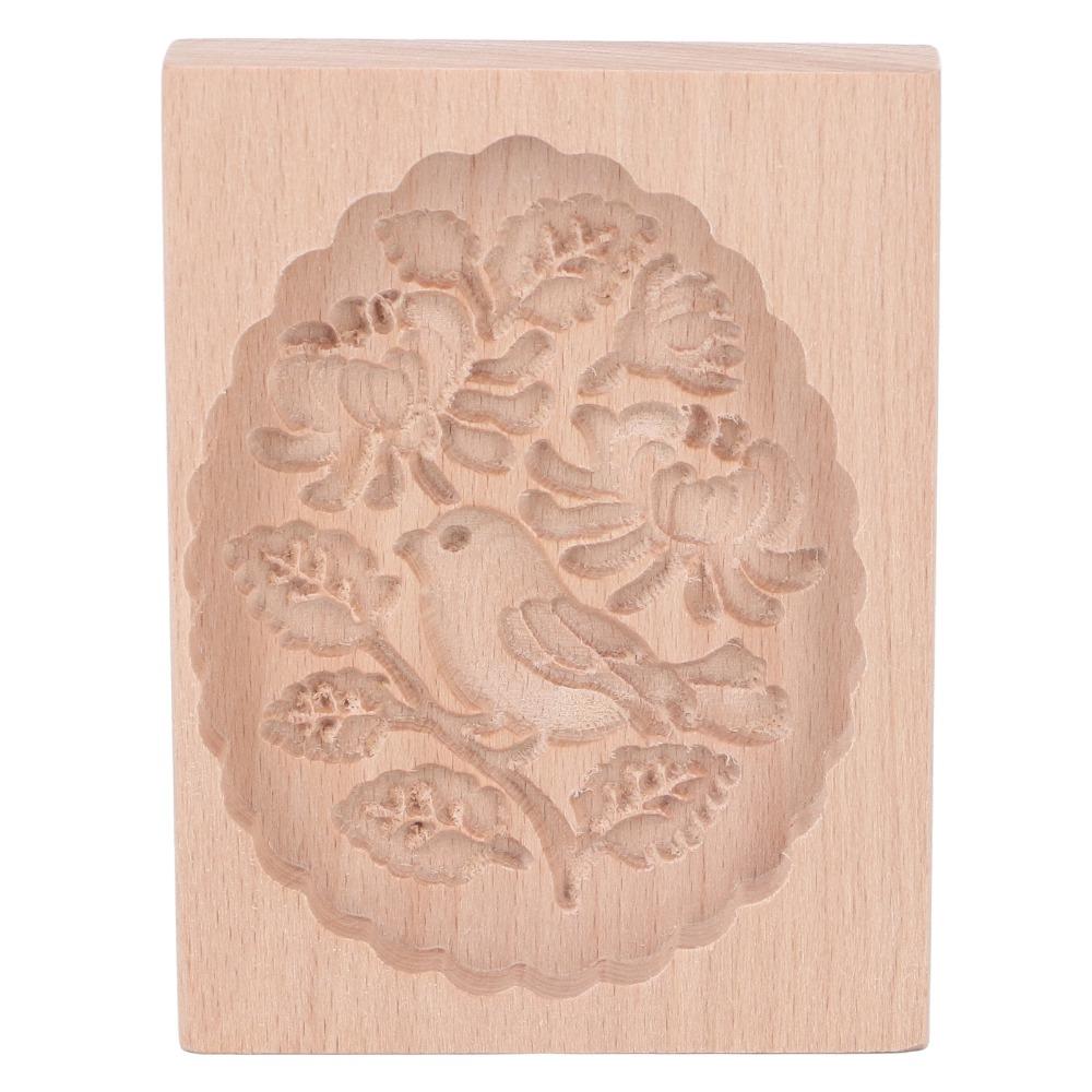 Natural Beech Wood Animal Cookie Mold Smooth Surface Biscuit Mould Pastry Mold  Gift Making