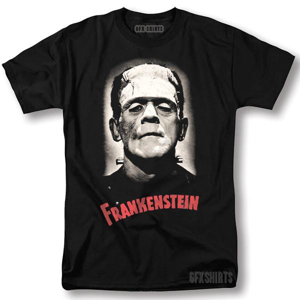 Frankenstein Shirt Holloween Horror Classic Movie Vntg Graphic design T-Shirt Unisex T-Shirt