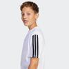 Adidas Kids' 3-Stripe Cotton Short Sleeve T-Shirt