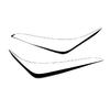 Headlight Eyebrow Trim For Toyota Prado 150 2014 2015 2016 2017 Front Lamp Brow Molding Strip Chrome Styling Car Exterior Parts