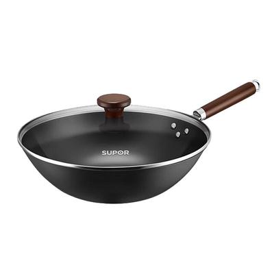 Supor Raffinierter Eisen Unbeschichteter Wok, 32cm