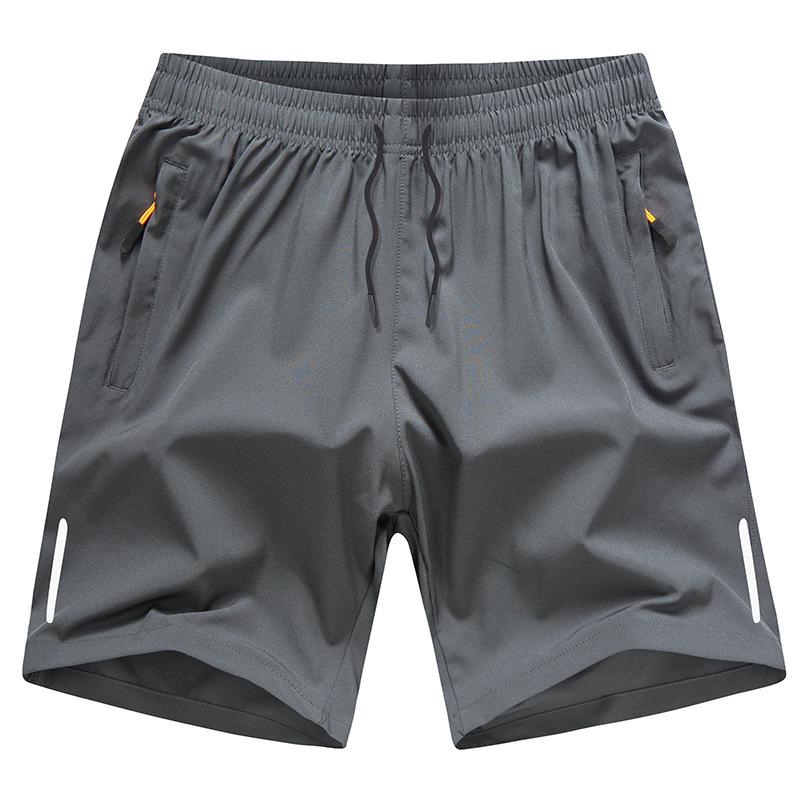 Men's Trendy Quick-Drying Ice Silk Beach & Sports Shorts, Customizable Logo