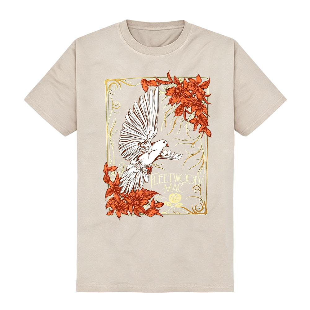 Fleetwood Mac The Dove T-Shirt Jugendstil Orchester Gotische Ästhetik T-Shirt Rundhals Baumwoll T-Shirt Kurzarm Unisex Oberteile