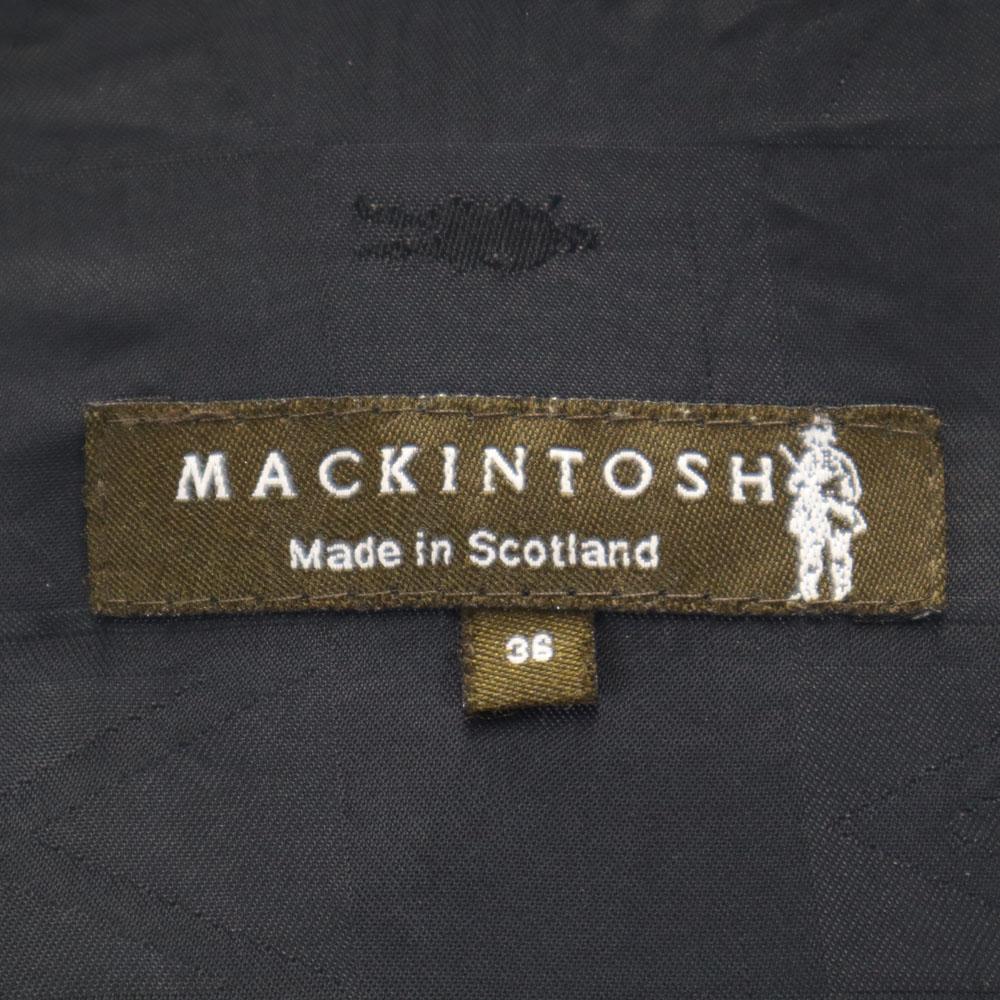 MACKINTOSH SCOTLAND Made in the UK trench coat 36 Black series Men's Used