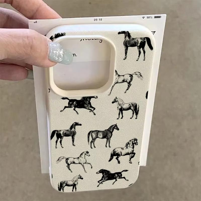 Galloping Horse Art Design Phone Case for Samsung Galaxy A55 A35 A25 A15 5G A24 A23 A32 A52 A71 A72 A51 4G Silicone Cover