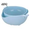 Rinsing Bowl for Grains Double Layer Vegetable Washing Basket Multifunctional Draining Fruit Food Prep Colander & Colander Strainer Kitchen
