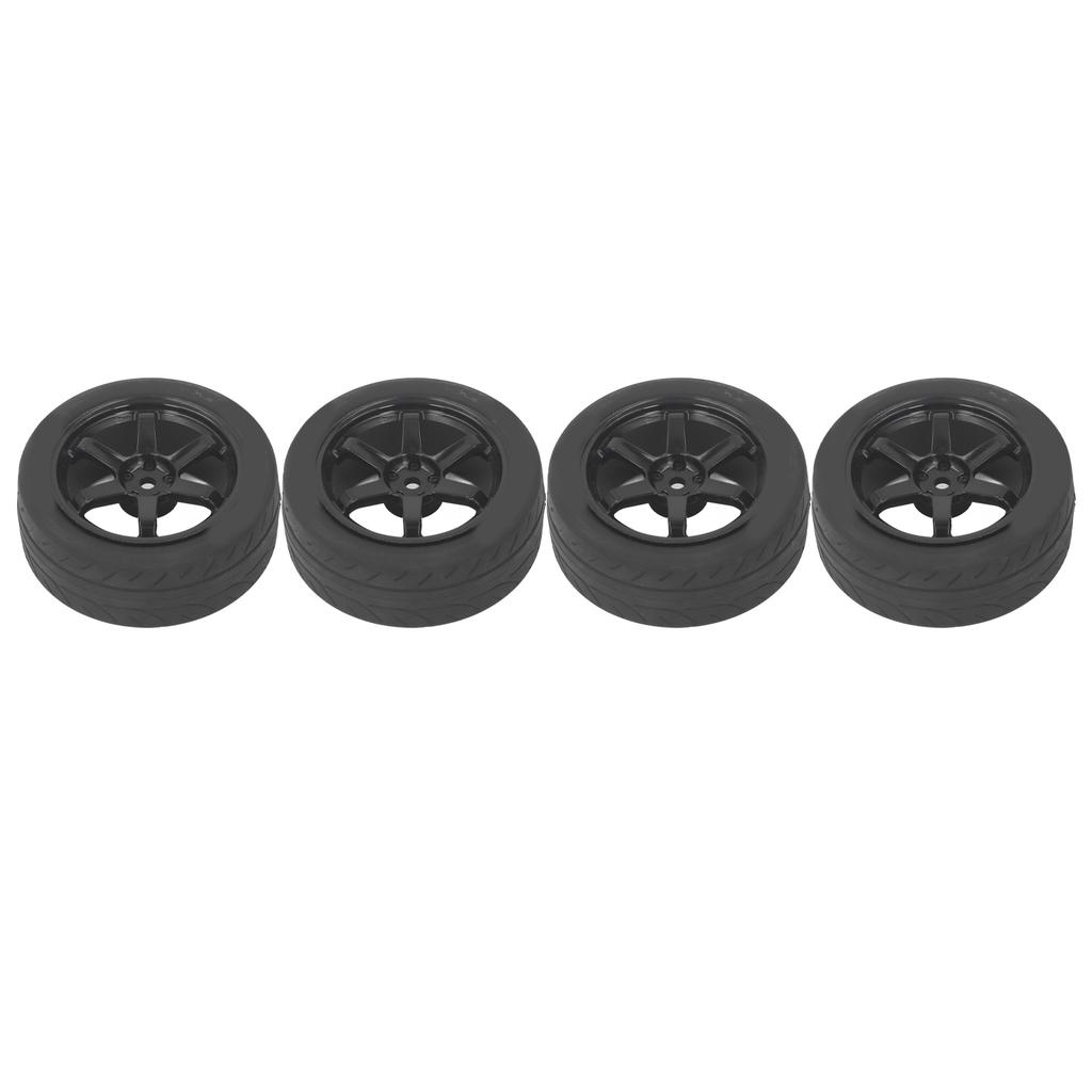 4 Pcs RC Car Tires Rubber Plastic RC Car Wheel for 01 02 XV01 XV02 1Celsius10 Remote Control Vehicle