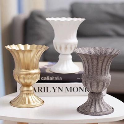 New Retro Wrought Iron Flower Pots Wedding Decorations Dried Flower Arrangements Home Decor Hotel Decorations Vases Ornaments