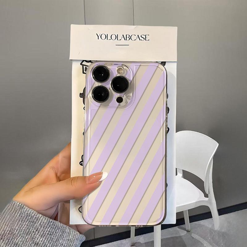 Colorful Diagonal Stripes Phone Case For iPhone 17e 17 16e 16 15 14 13 12 11 Mini Air Pro Max X XR XSMax Plus Soft Back Cover
