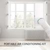 Practical Sliding Window Seal Set for Portable Air Conditioner and Dryer Full Sealing Waterproof Adjustable Designs