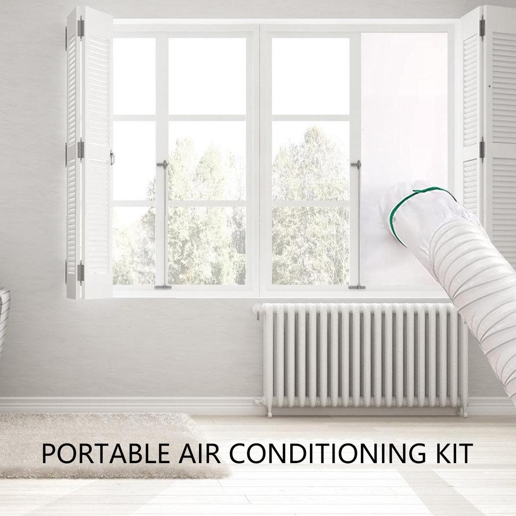 Practical Sliding Window Seal Set for Portable Air Conditioner and Dryer Full Sealing Waterproof Adjustable Designs