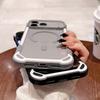 Luxury Contrast-Colors Armor ForMagsafe Case ForiPhone 17 Air 16 15 14 13 12 11 Pro Max Plus Hard Clear Mganetic Acrylic Cover