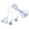 1 Pc 4-Way Electrode Pads Tens Unit Lead Wires Cables Connection Massage Tools