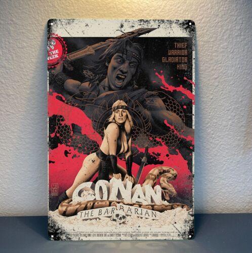 Conan The Barbarian Movie Metal Poster  Collectable Tin Sign  xcm 20x30cm（7.8x11.8inch）
