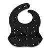 Babador de silicone à prova d'água para bebês - Babador de arroz descartável grande