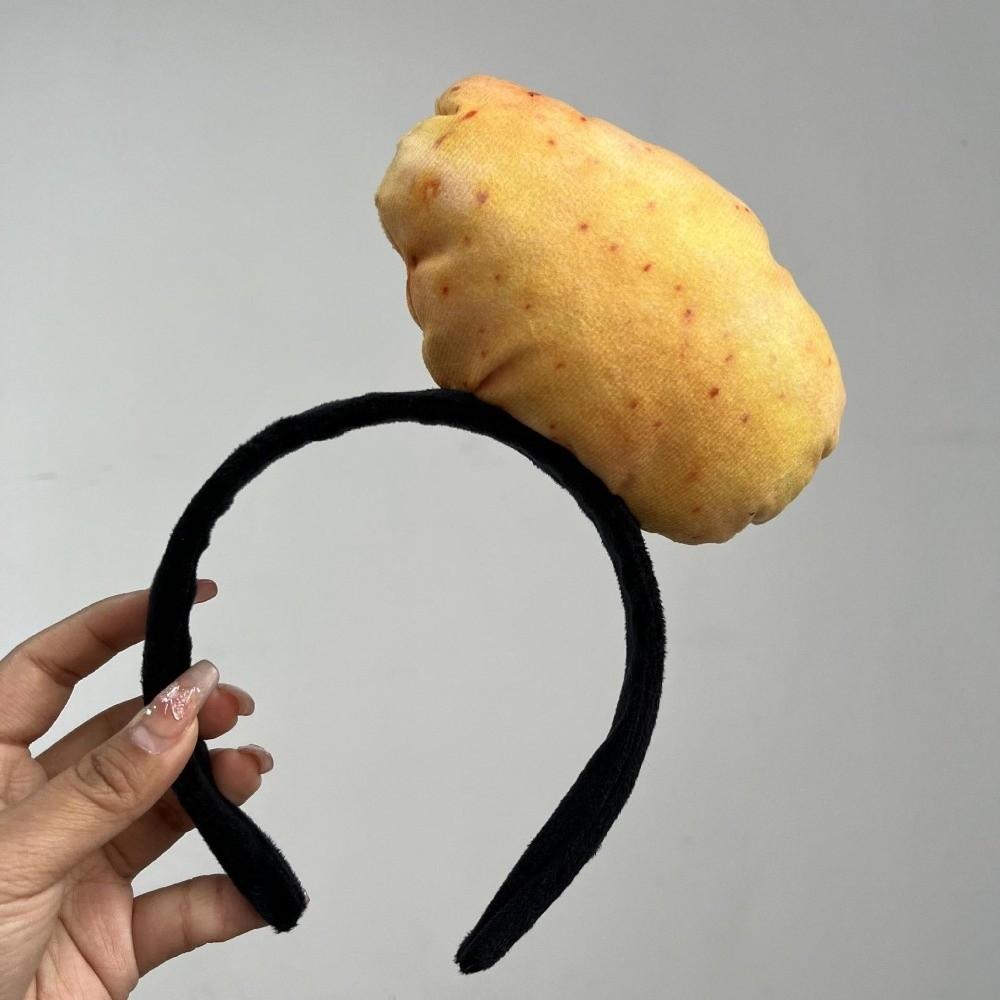 

Fashion Funny Design Simulated Food Hair Hoop Potato Design Kawaii Headband Vegetable Hair Bands Girls Accessories