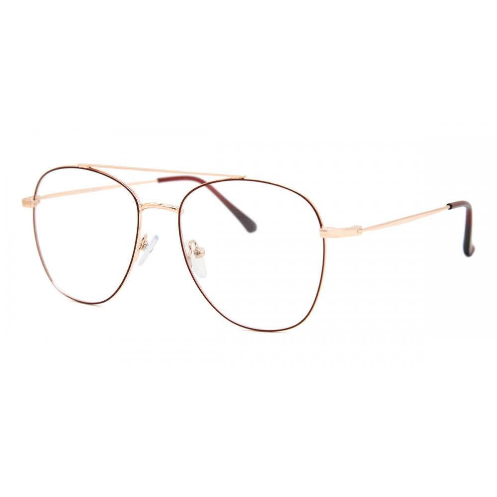 Full Rim Pilot Red Gold Smartbuy Collection Debbie 922c Fashion Unisex Eyeglasses
