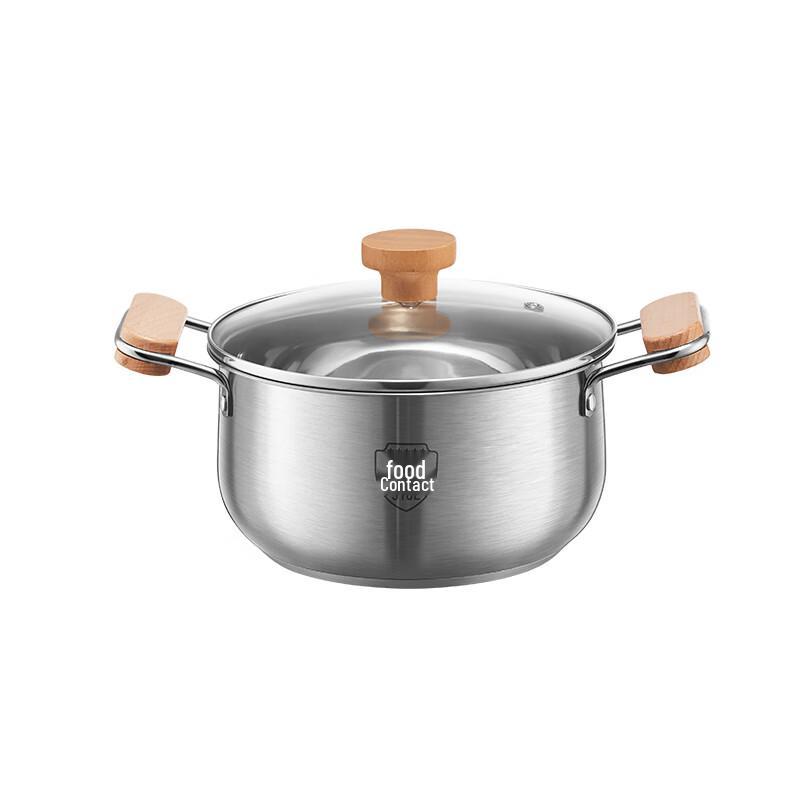 Bear CP-JG010-P01 316L Stainless Steel 20cm Soup/Milk Pot