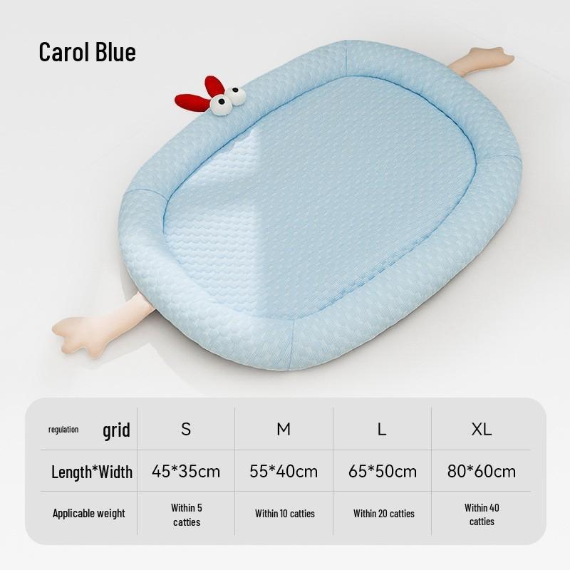 Breathable Removable Dog & Cat Nest: Latex Cushion Sofa Bed, Small Pet Sleeping Pad, Spring/Summer-Ready.