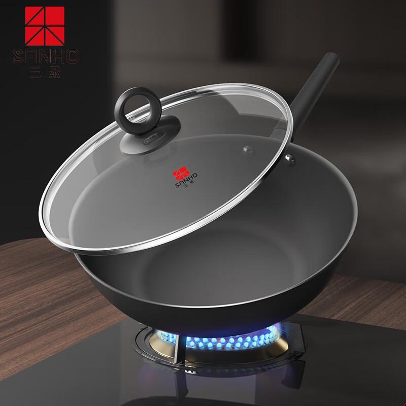 SANHO LC32S1 0-Coating Non-stick Wok