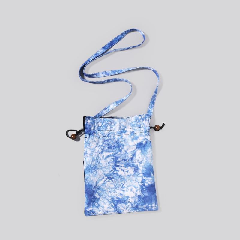 Ethnic-style Tie-dyed Crossbody Bag, Ancient-style Large-capacity Handcrafted Storage Bag, Mobile Phone Case