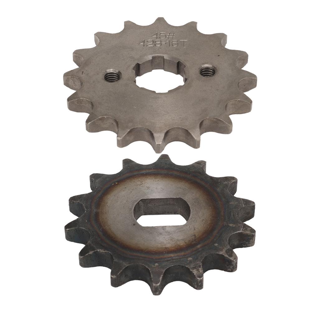 428 16T 20mm Sprocket Carbon Steel 14T 12X17mm H Hole Sprocket Carbon Steel  for Engine